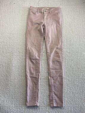 Levis 710 Super Skinny Jeans Women Sz 25 Faded Light Pink Casual Classics